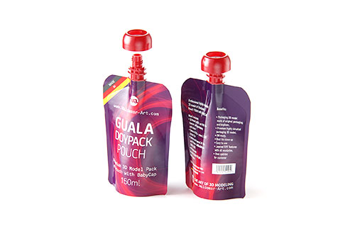 Elopak Pure-Pak Sense Linea 750ml Premium carton packaging 3D model pack