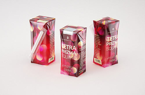 Premium packaging 3d model of Tetra Pack Prisma EDGE 200ml with tethered cap DreamCap 26 Pro