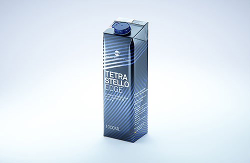 Olive oil square glass bottle 250ml Premium 3D model pack