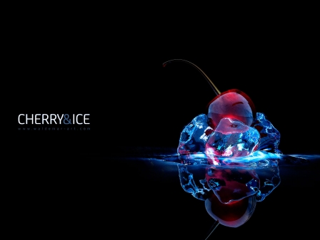 Free Wallpaper &quot;Cherry and Ice&quot;
