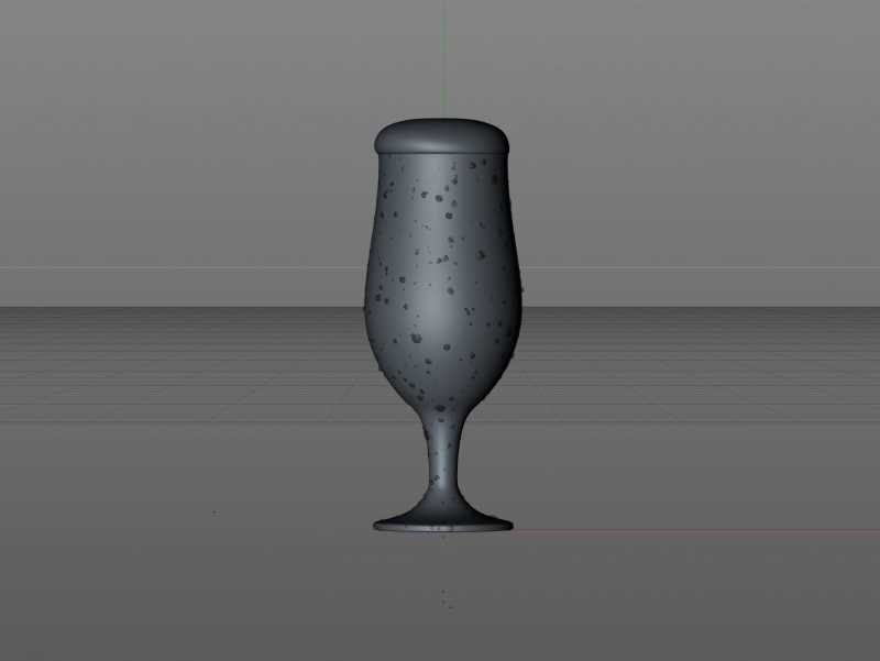 Professional Beer Glass 3D Scene (V-ray version)