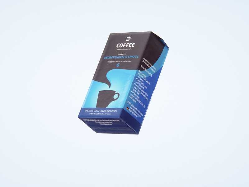 Vacuum Ground Coffee Packaging 250g 3d model