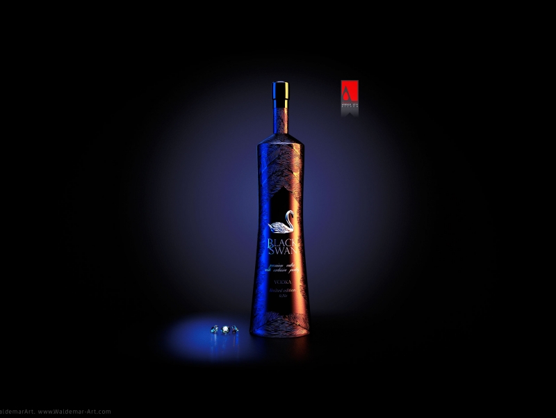 BLACKSWAN - Packaging design for a Premium Vodka