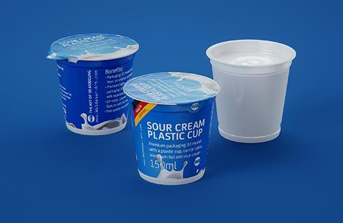 SIG CombiBloc Small 250ml with perforation and a straw hole packaging 3D model pak