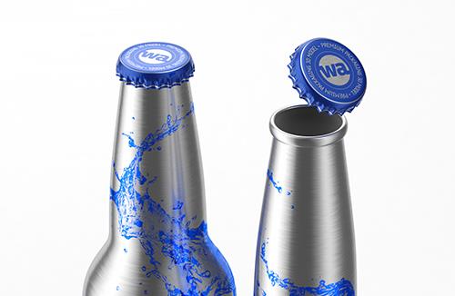 Marquise - packaging 3D model of bottles