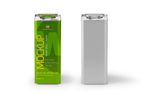 PSD Mockup of Tetra Pack Prisma 1000ml Front View