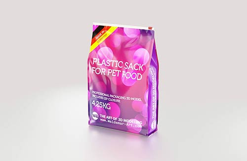 Flower Honey Plastic Pack 180ml-250g Packaging 3D model