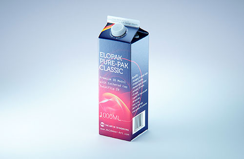 Face wash gel plastic tube 150ml packaging 3d model