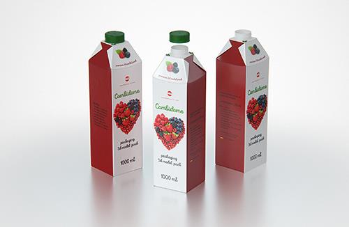 Tetra Pack Prisma 330ml with DreamCap Mock-up - Side view