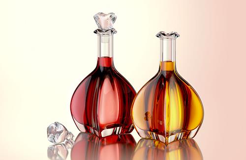 Premium packaging 3D model of the Olive Oil Square Glass Bottle 500ml