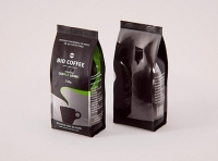 Bio Coffee beans Bag 250g packaging 3d model