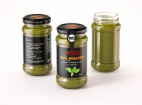 Pesto alla genovese 190g glass jar packaging 3d model