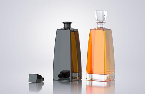 BOSS - 3d model of a glass bottle for alcohol products