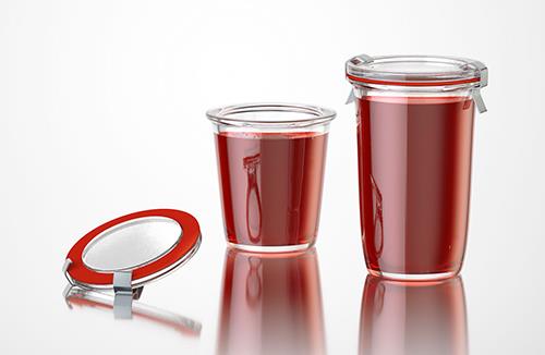 Jam - packaging 3d model of jars for jam or jelly