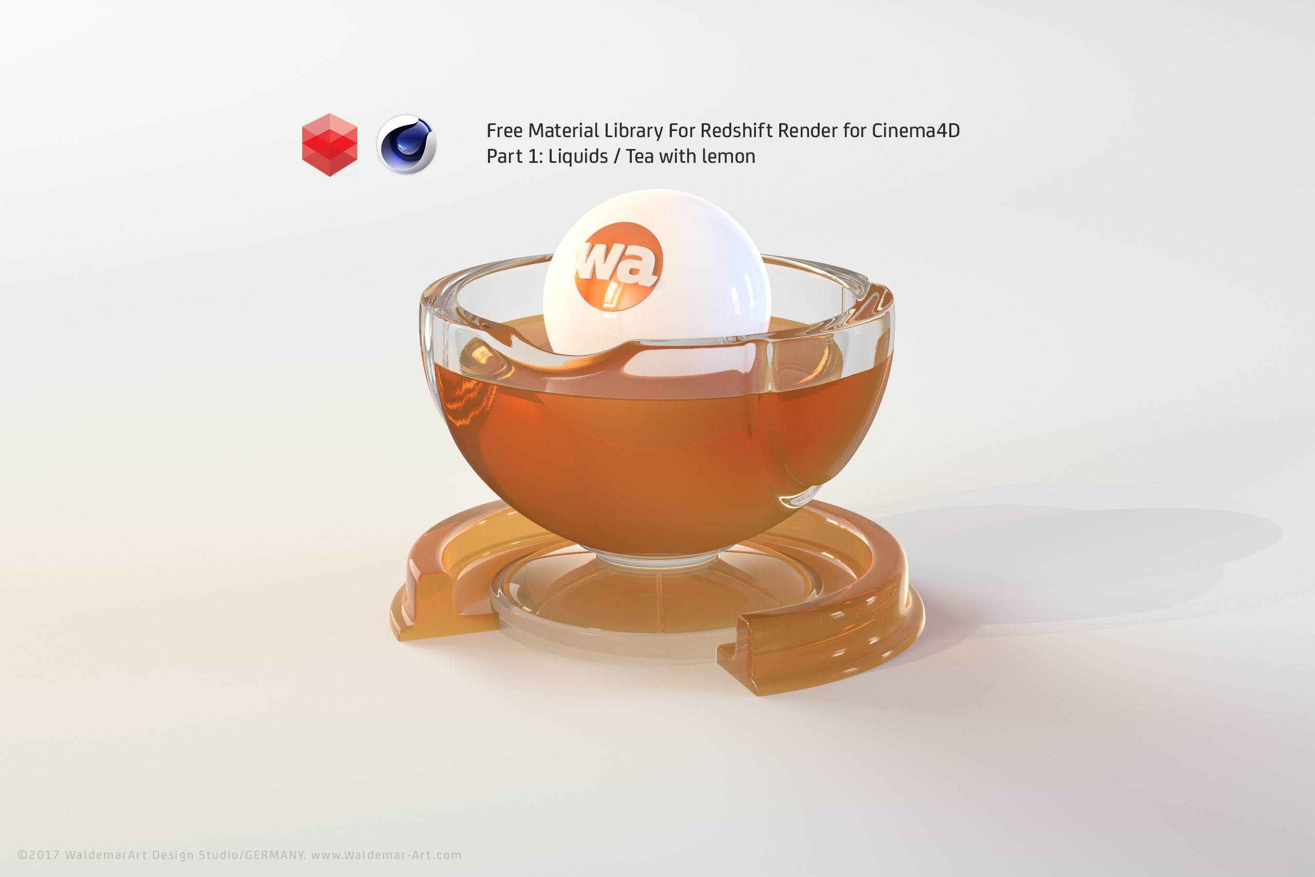 Free Redshift Material Pack/Library for Cinema 4D - Part 1 - Liquids