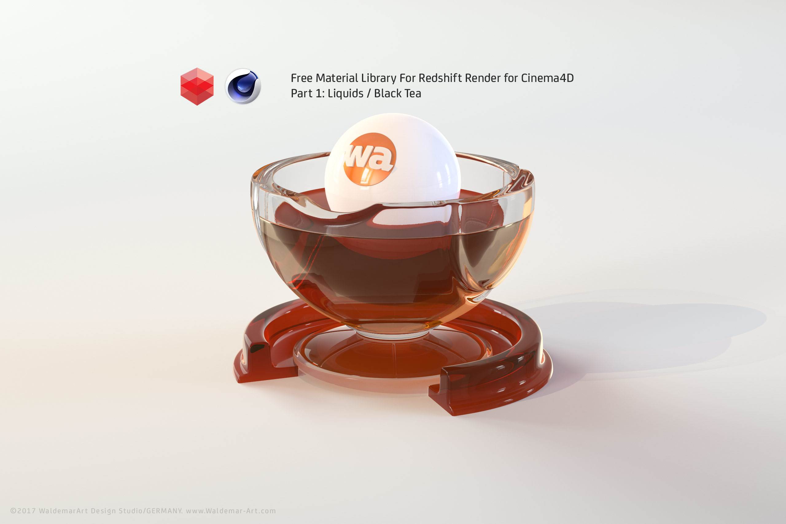 Free Redshift Material Pack/Library for Cinema 4D - Part 1 - Liquids