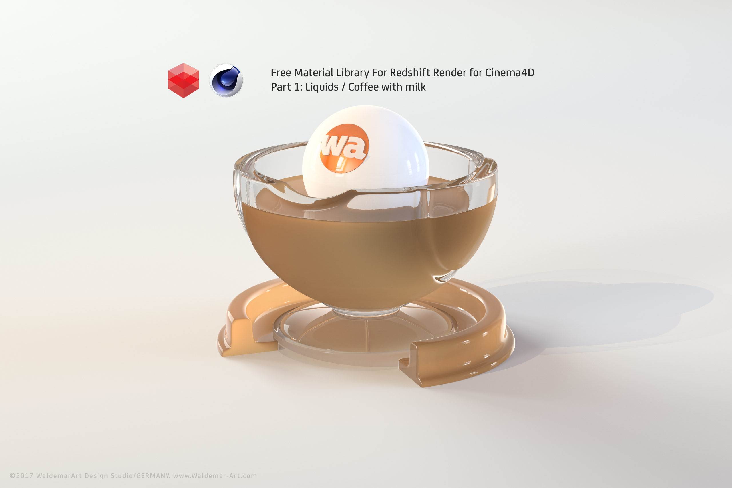 Free Redshift Material Pack/Library for Cinema 4D - Part 1 - Liquids