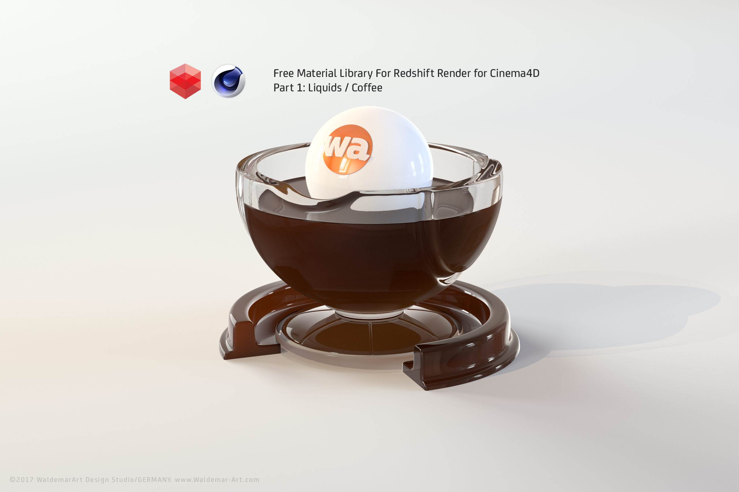 Free Redshift Material Pack/Library for Cinema 4D - Part 1 - Liquids