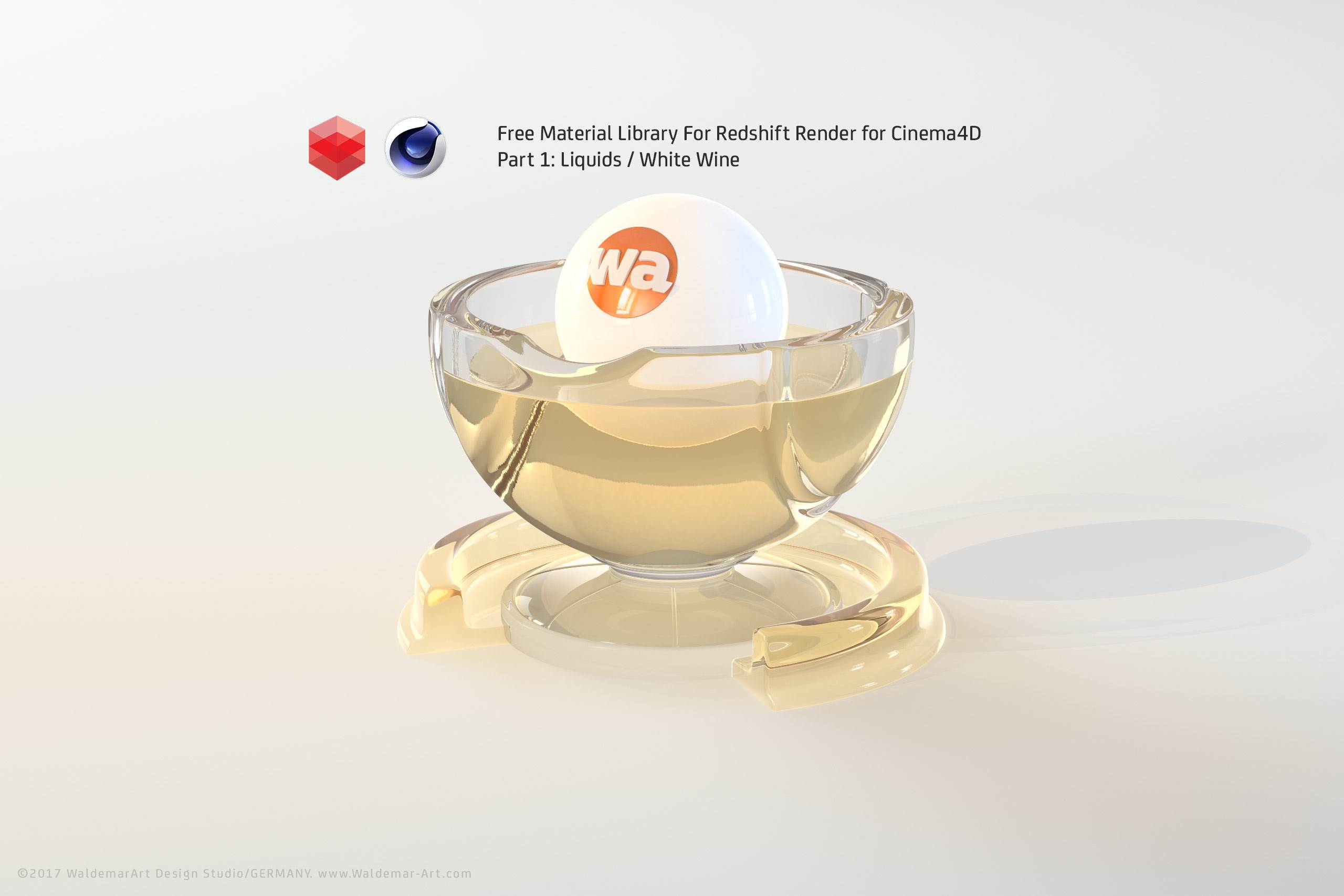 Free Redshift Material Pack/Library for Cinema 4D - Part 1 - Liquids