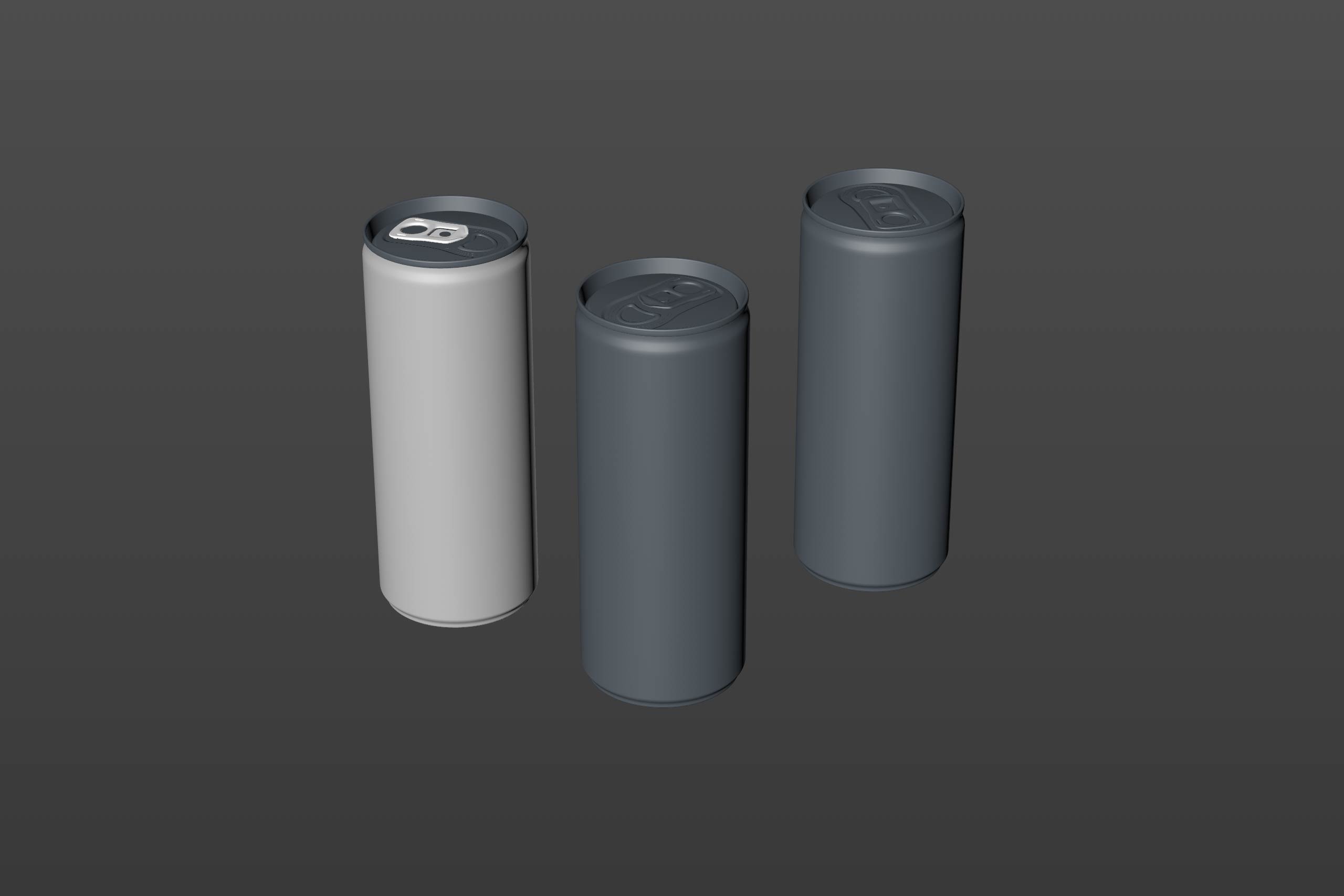 250ml Ball (Rexam) Slim Soda Can packaging 3D model