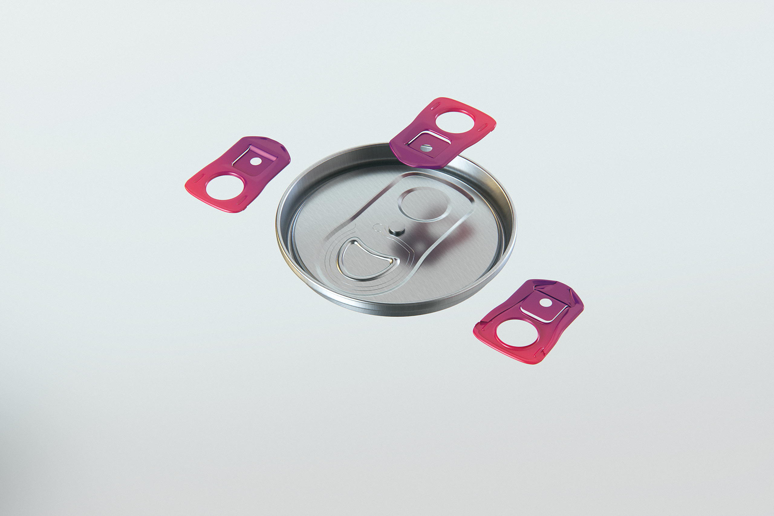 250ml Ball (Rexam) Slim Soda Can packaging 3D model