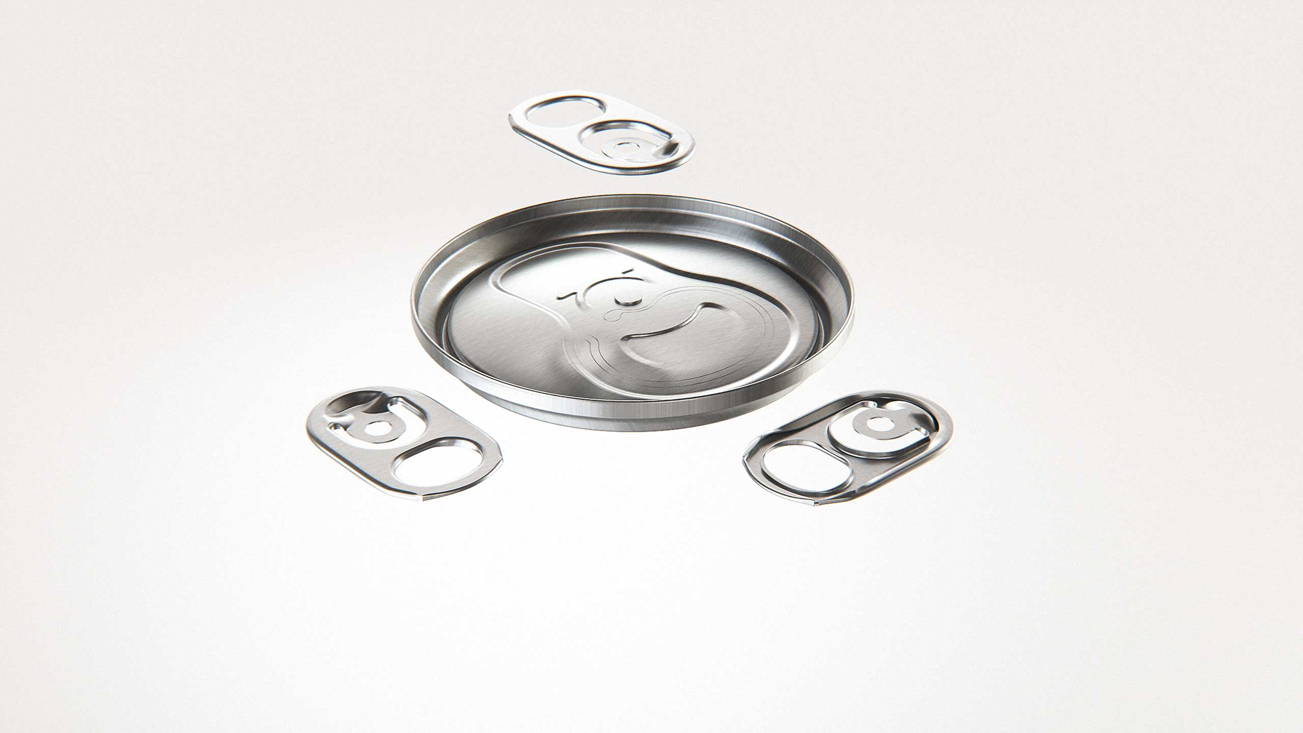 BALL (REXAM) Metal Standard Beer/Soda Can 350/355ml packaging 3D model