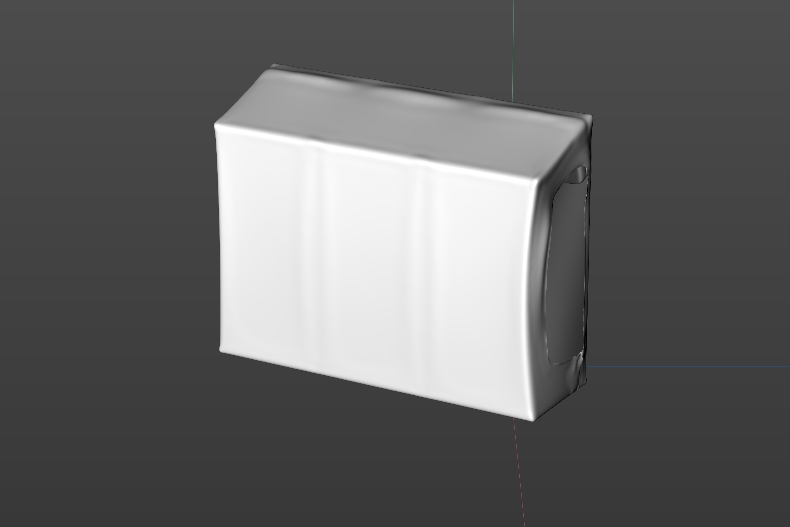 Premium 3D Model of 3x200ml Tetra Brik Edge Cartons in Shrink Film Wrap