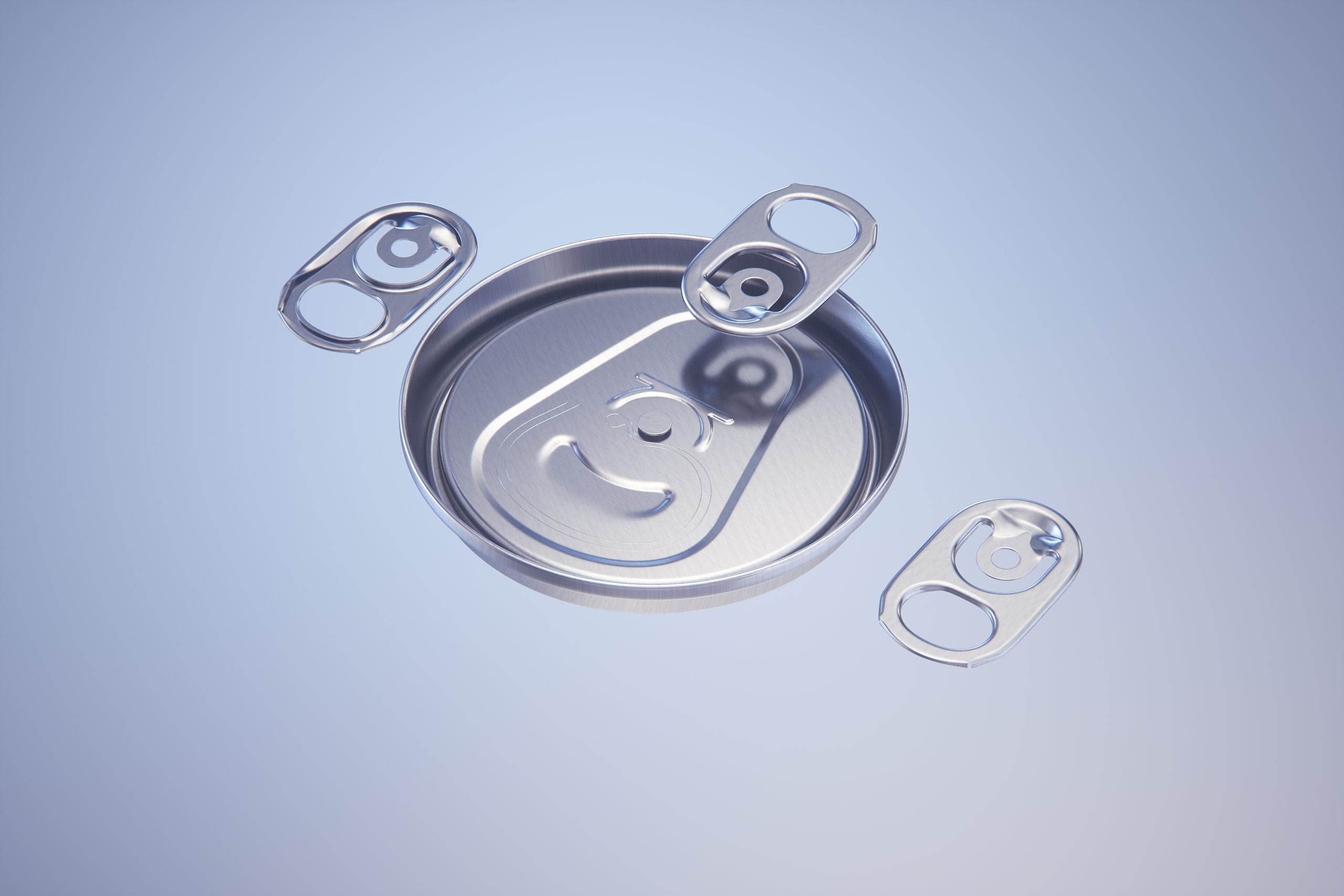 Premium packaging 3D Model of 4x350ml/355ml Sleek Soda Cans in Shrink Film Wrap