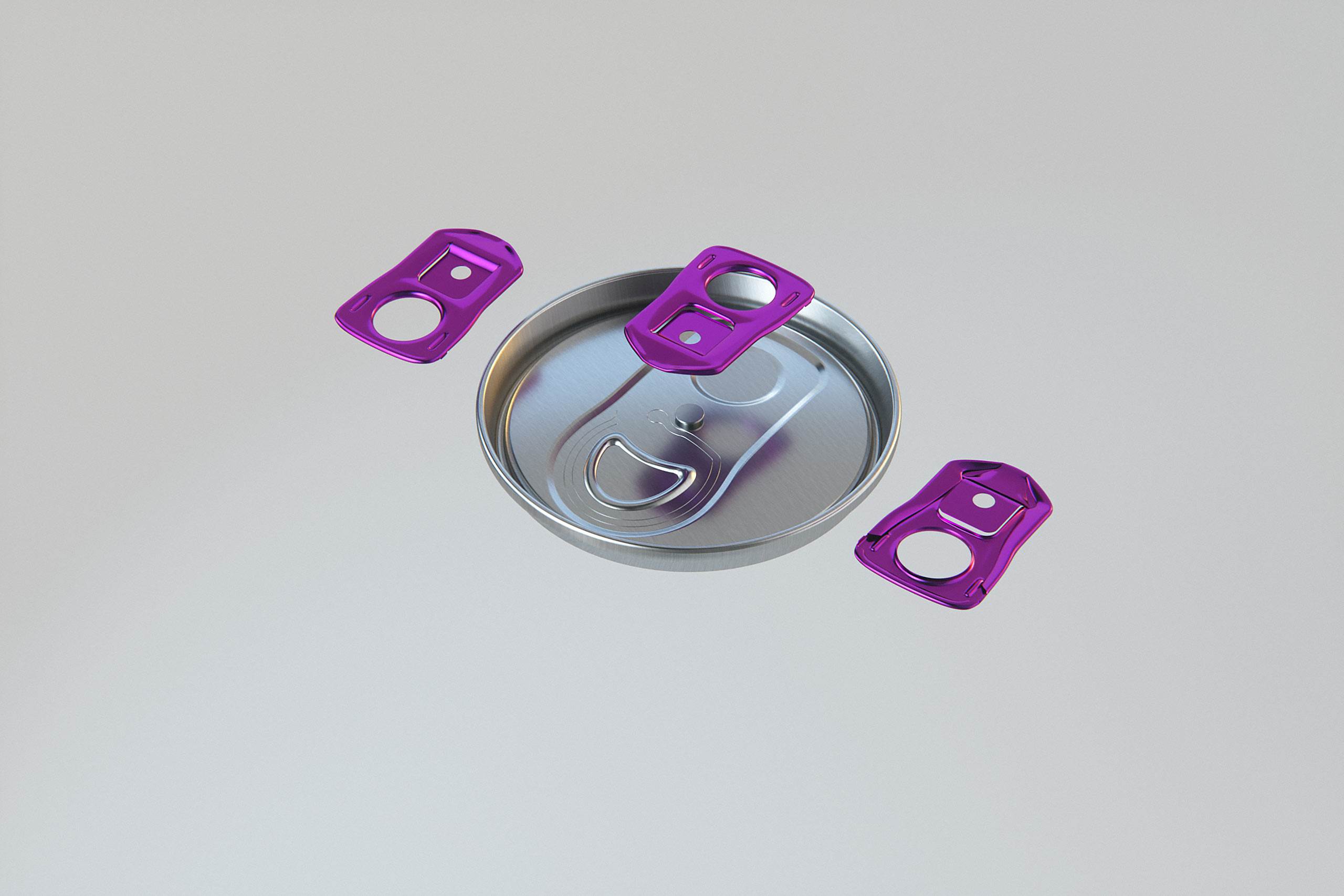 Premium Packaging 3D Model of 4x250ml Slim Soda Cans in Shrink Film Wrap