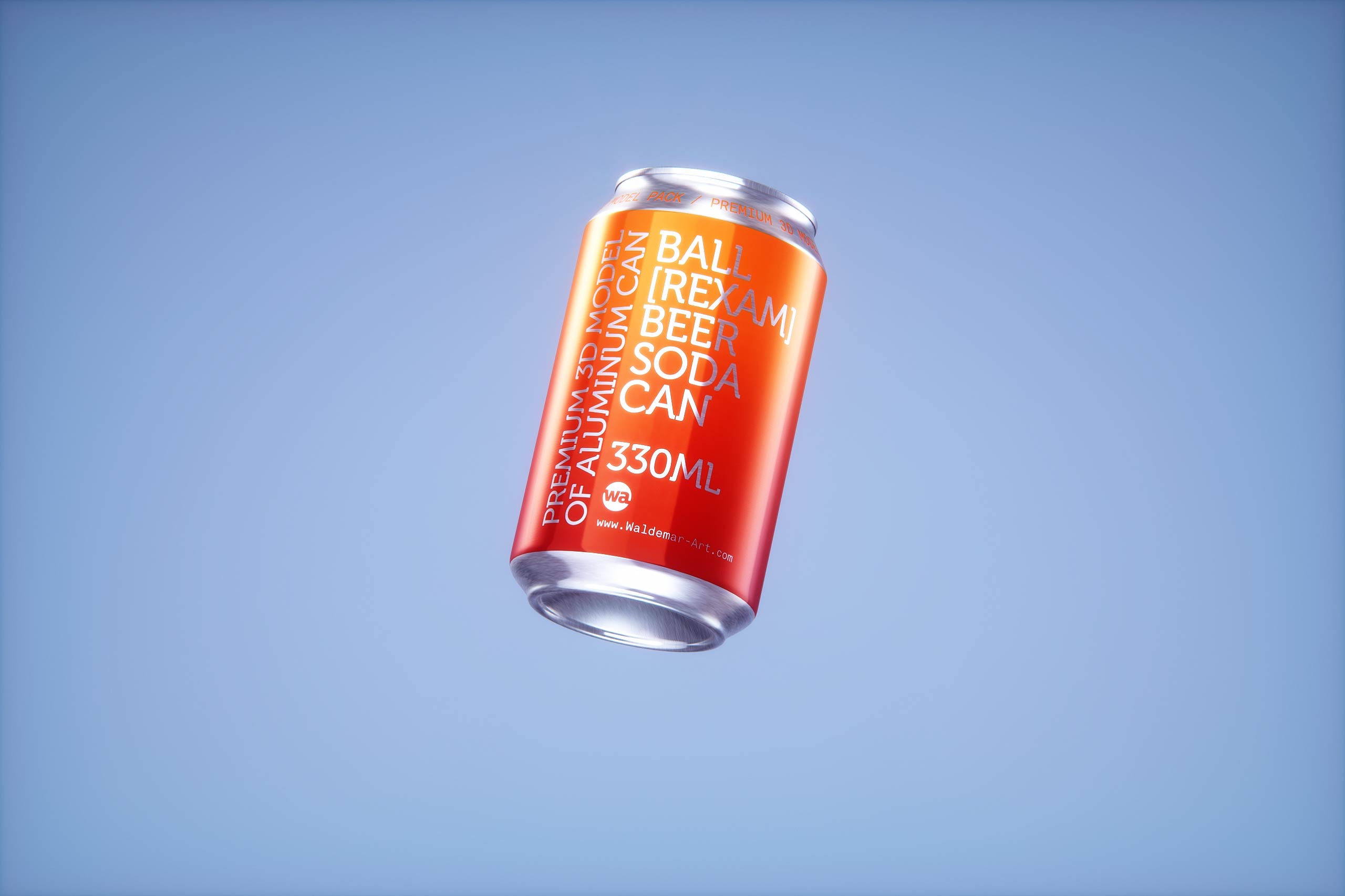 4 Sets of 6x330ml Standard Cans Each, Wrapped in Shrink Film and Packed in Cardboard Multi-pack Packaging 3D model pack