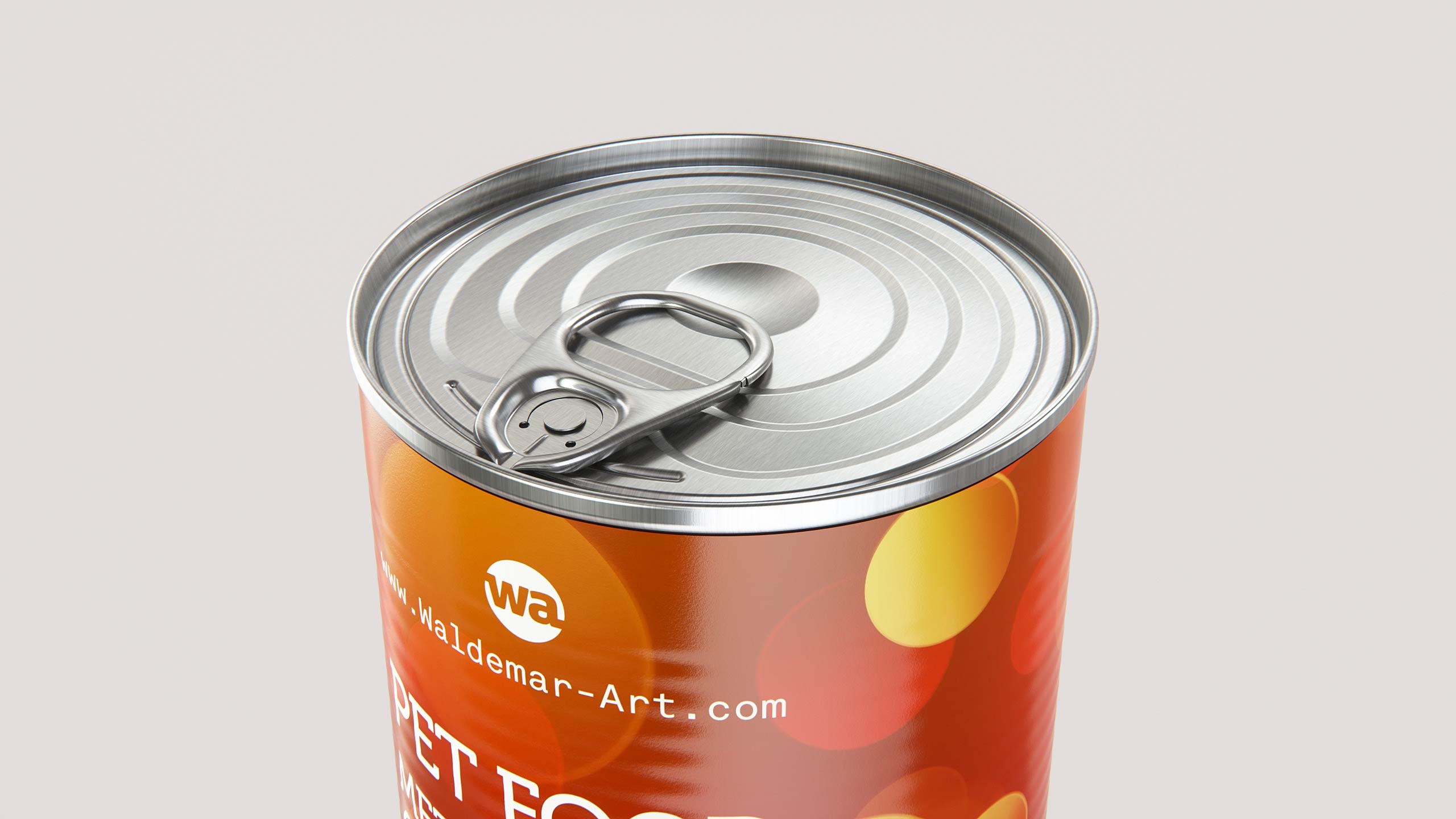 6x Carton Pack for Pet Food Metal Can 400g packaging 3D model