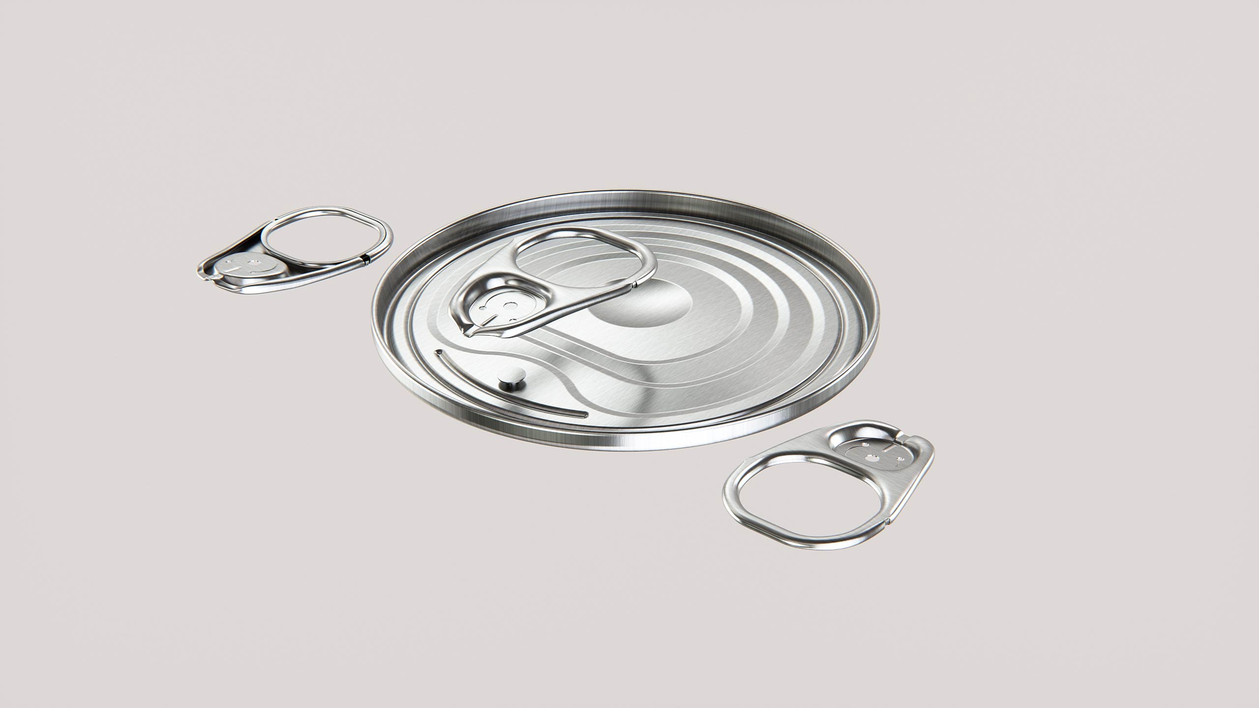6x Carton Pack for Pet Food Metal Can 400g packaging 3D model