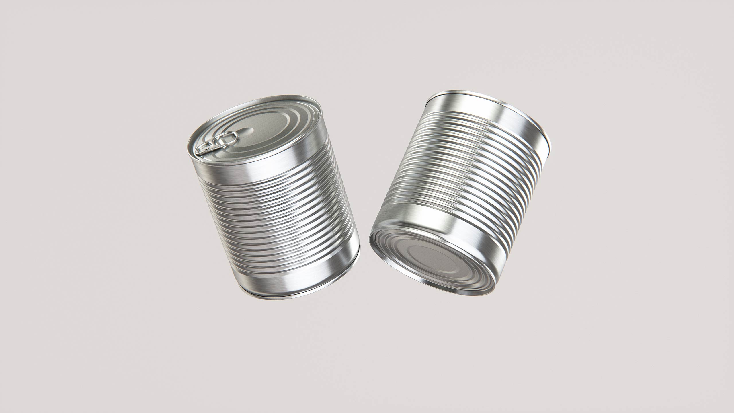 6x Carton Pack for Pet Food Metal Can 800g packaging 3D model