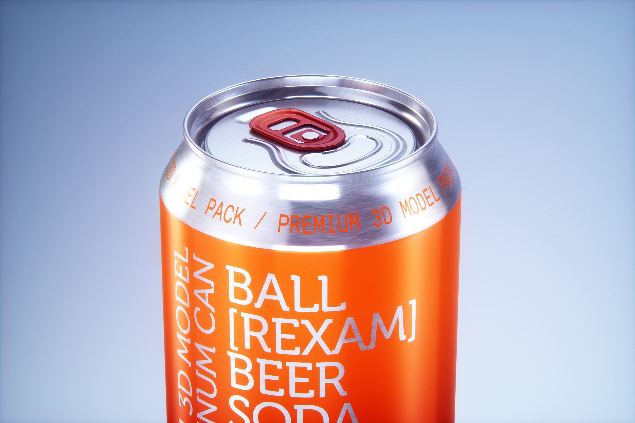 Shrink Film Multi-Pack Packaging for 6x330ml Standard Beer Cans Premium 3D model