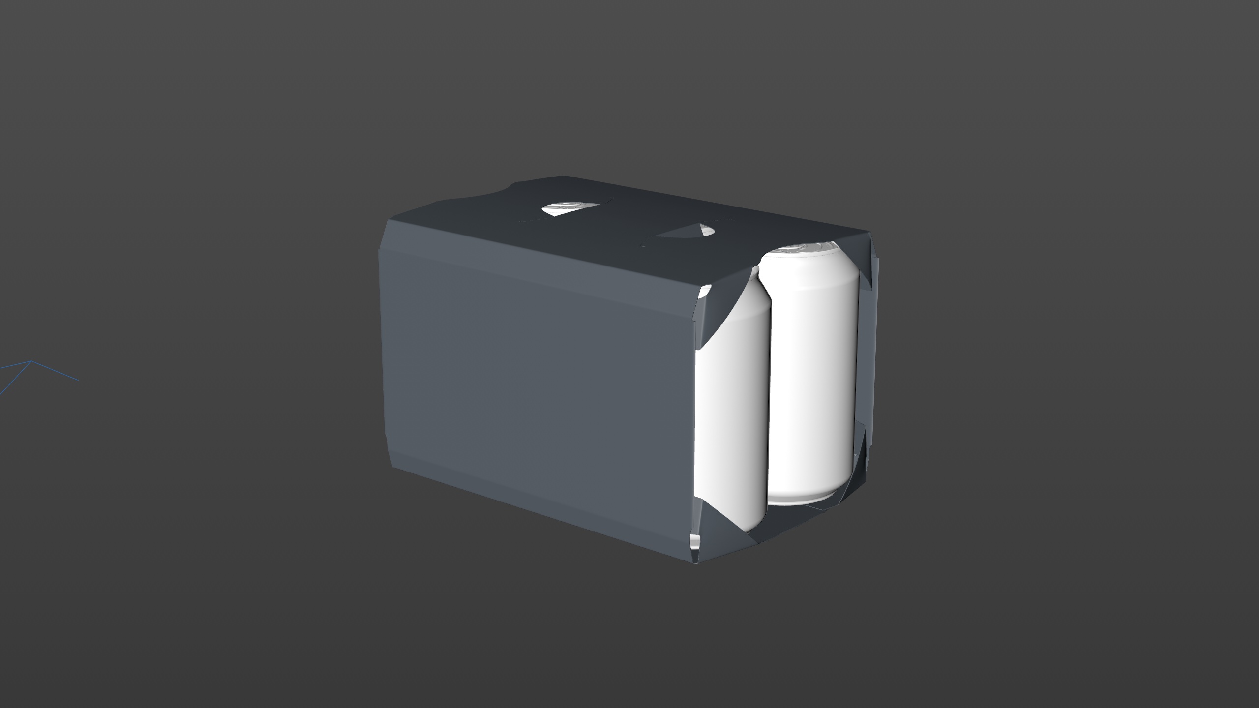 Premium Packaging 3D Model of carton package for 6x330ml Standard Beer/Soda Can