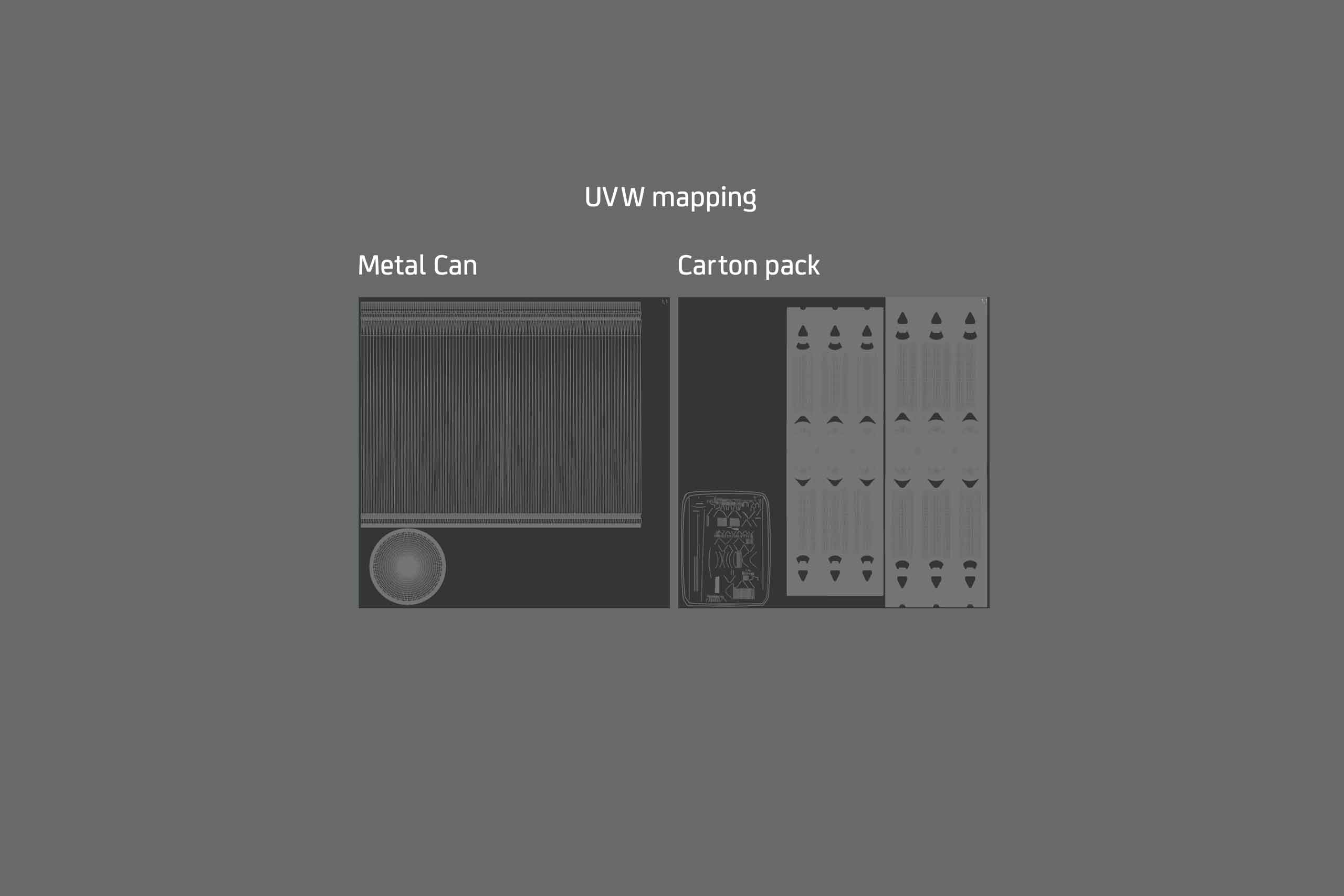 Premium Packaging 3D Model of Carton Cluster-Pack  for 6x500ml Standard Soda/Beer Can