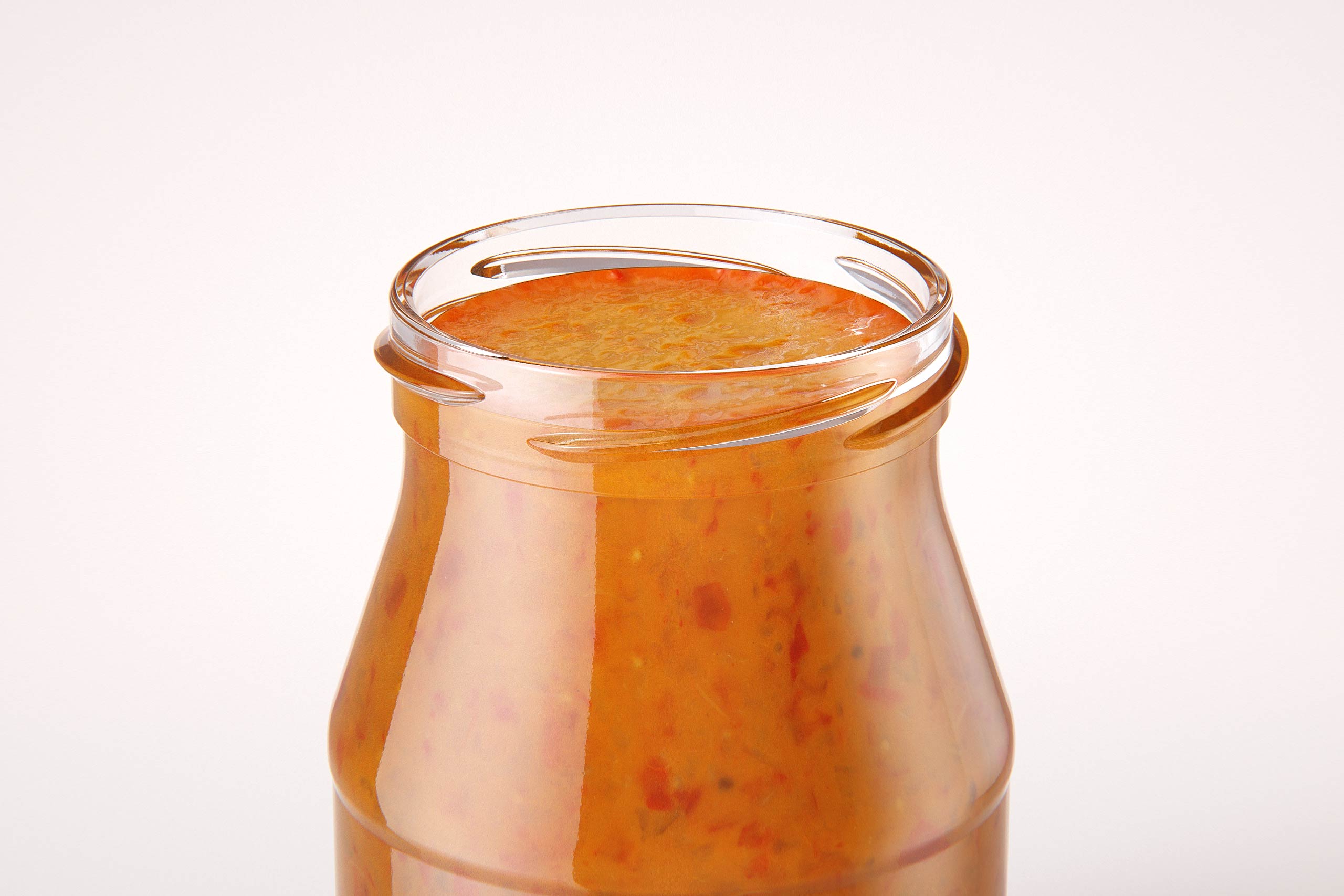 Ajvar Glass Jar 340ml packaging 3D model