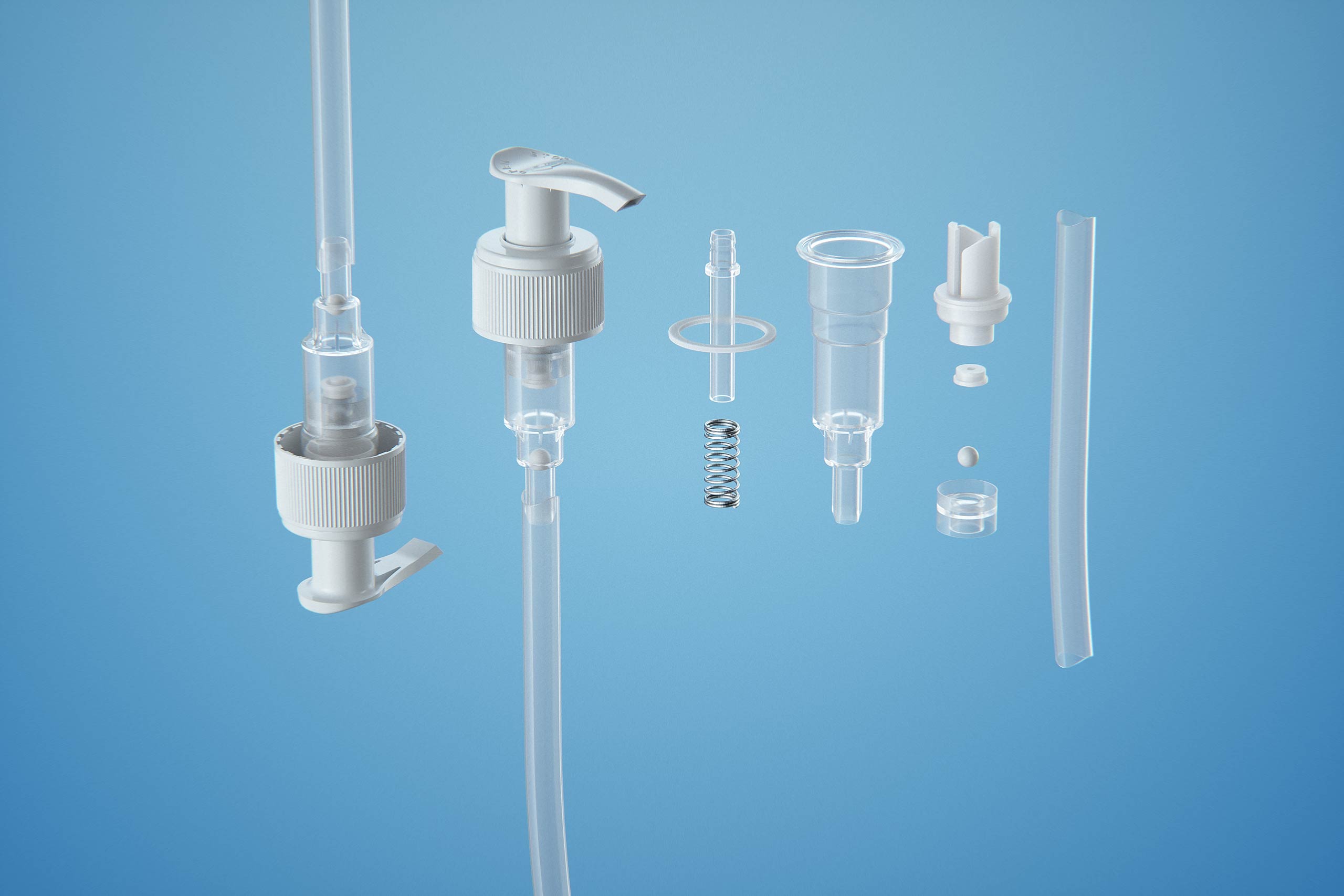 Anticeptic Gel Plastic Bottle 500ml (sharp egdes) packaging 3D model