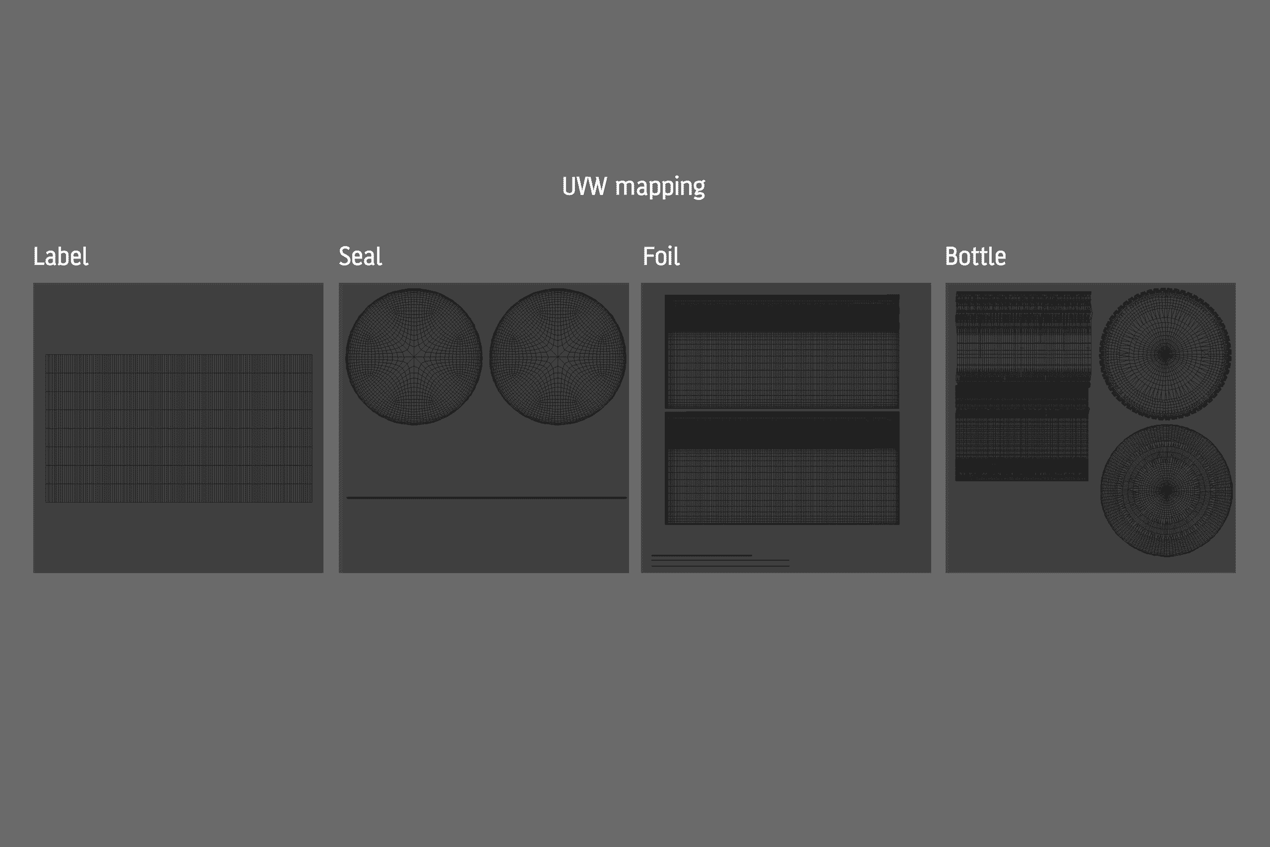 3D model of the Bordeaux Wine Standard Bottle 750ml with cork and glass of wine