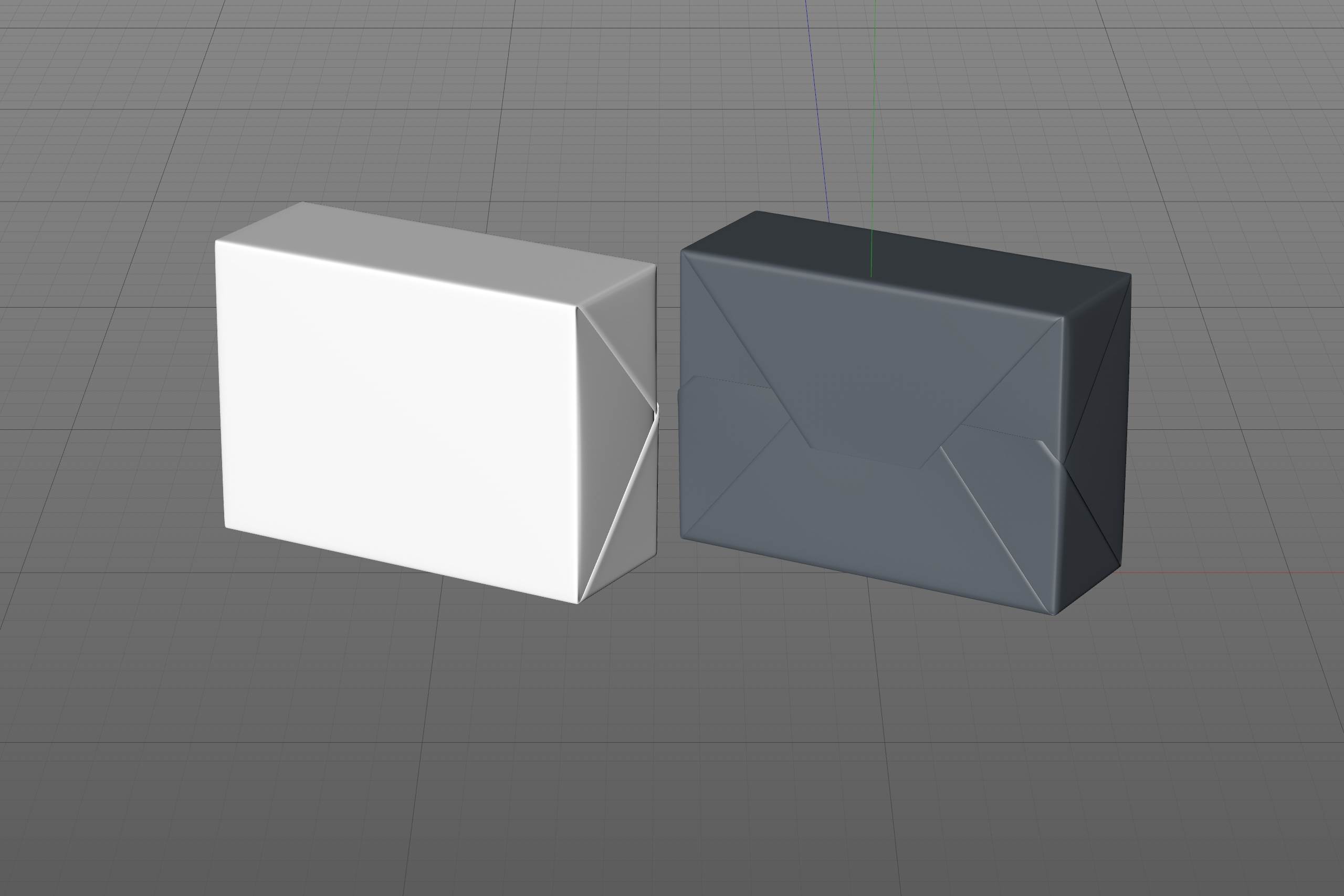 Butter Block 250g packaging 3d model