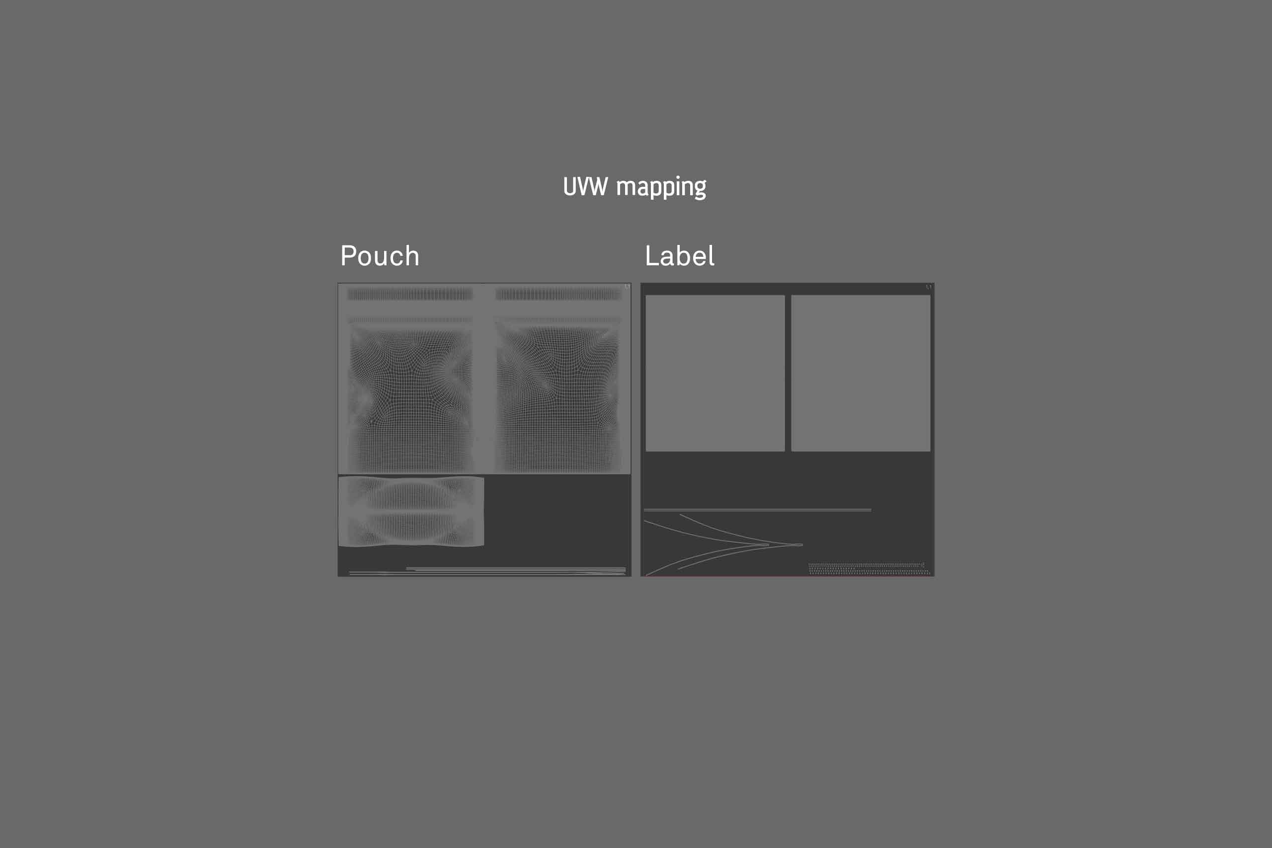 Coffee Paper Pouch 250g with stitches and a label premium packaging 3d model