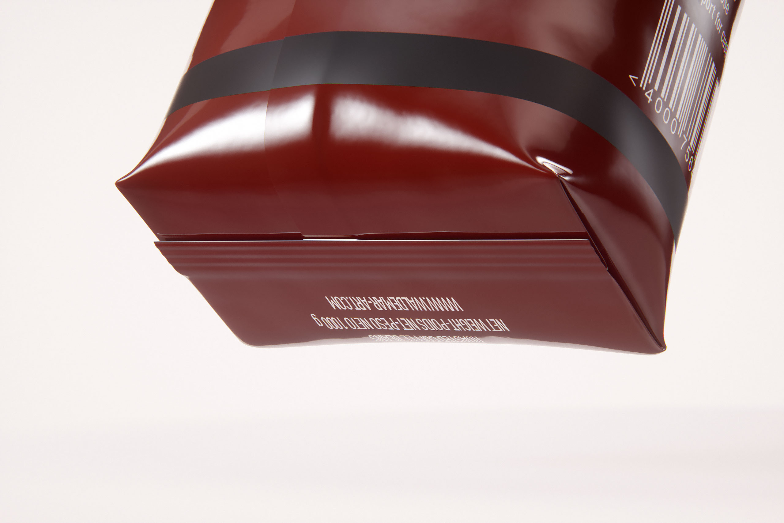 Plastic Coffee Bag 1000g (Wide) for Roasted Coffee packaging 3d model