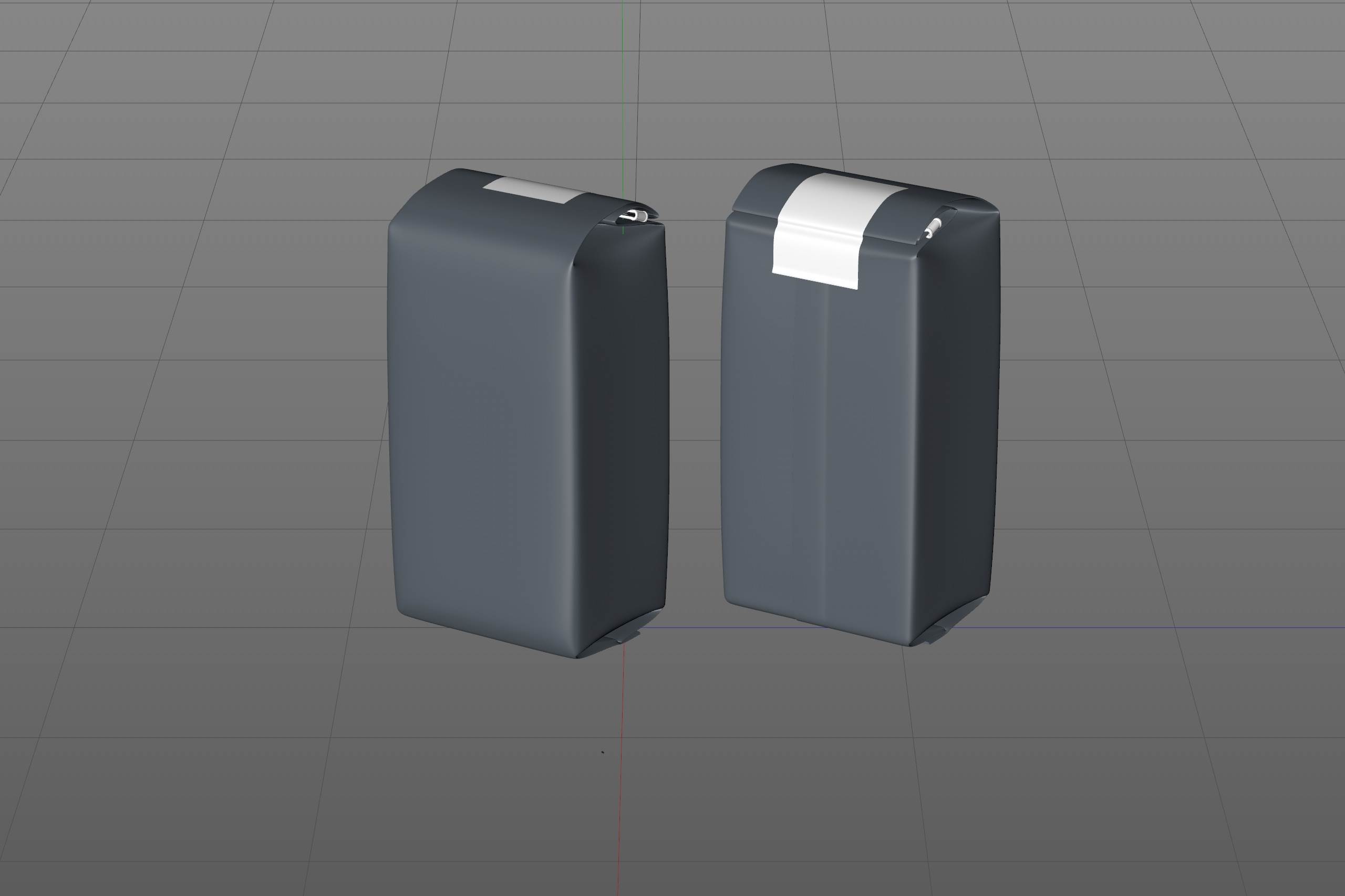 Plastic Coffee bag 340g premium packaging 3d model
