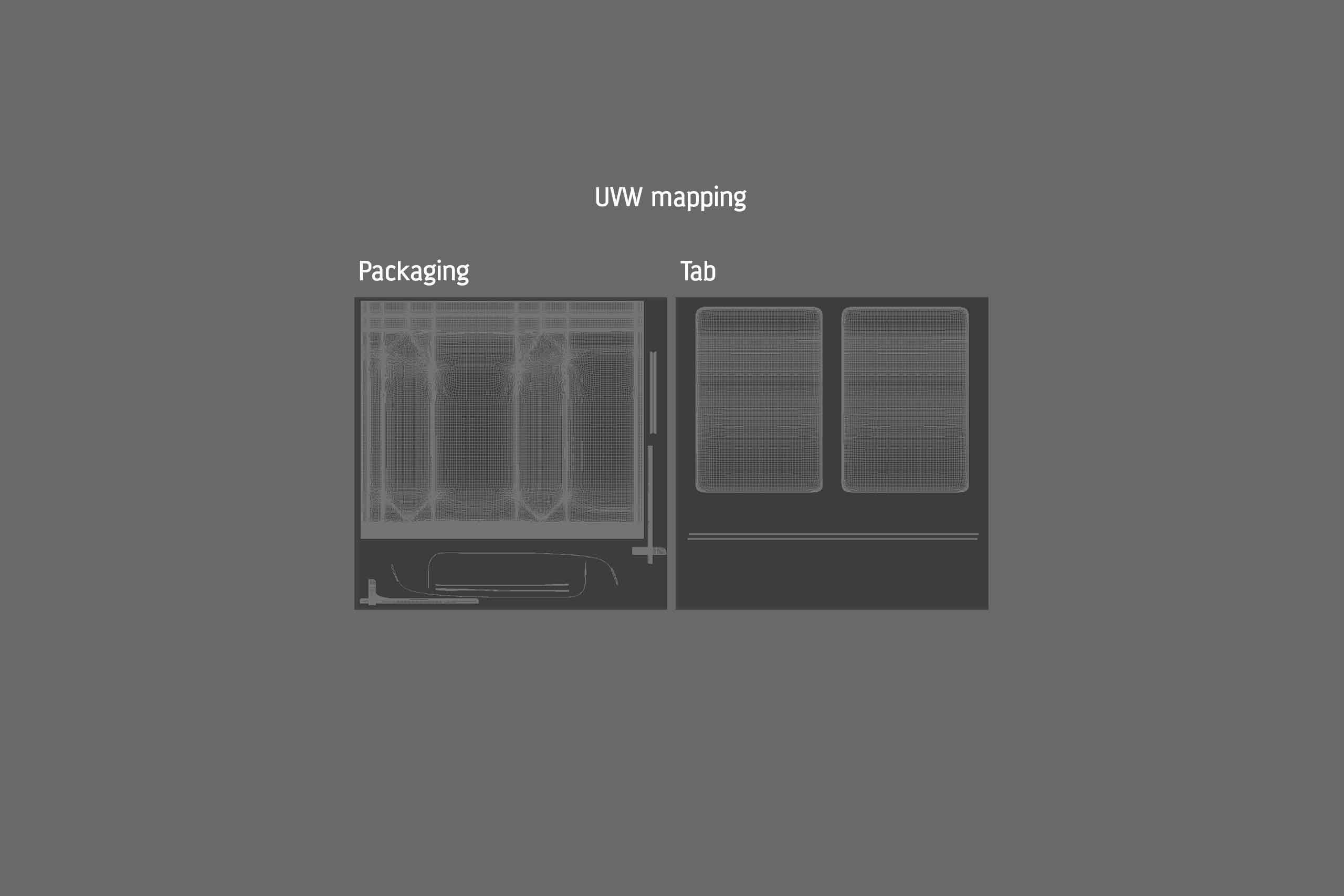 Plastic Coffee Bag packaging 3d model 500g with a tab