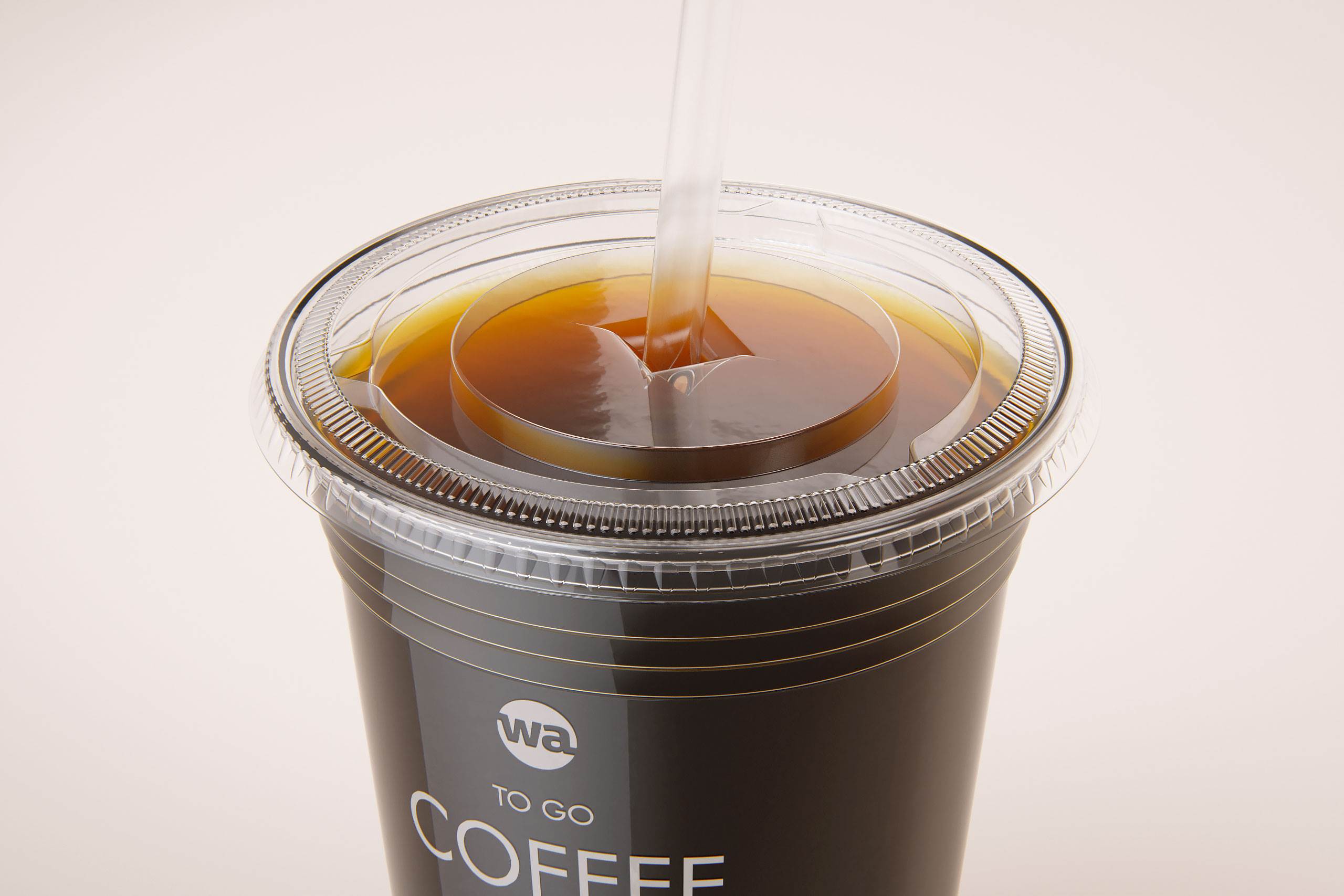 Coffee To-Go - Group of Plastic Cups with Flat lids 3D model pack (24oz, 16oz, 12oz)