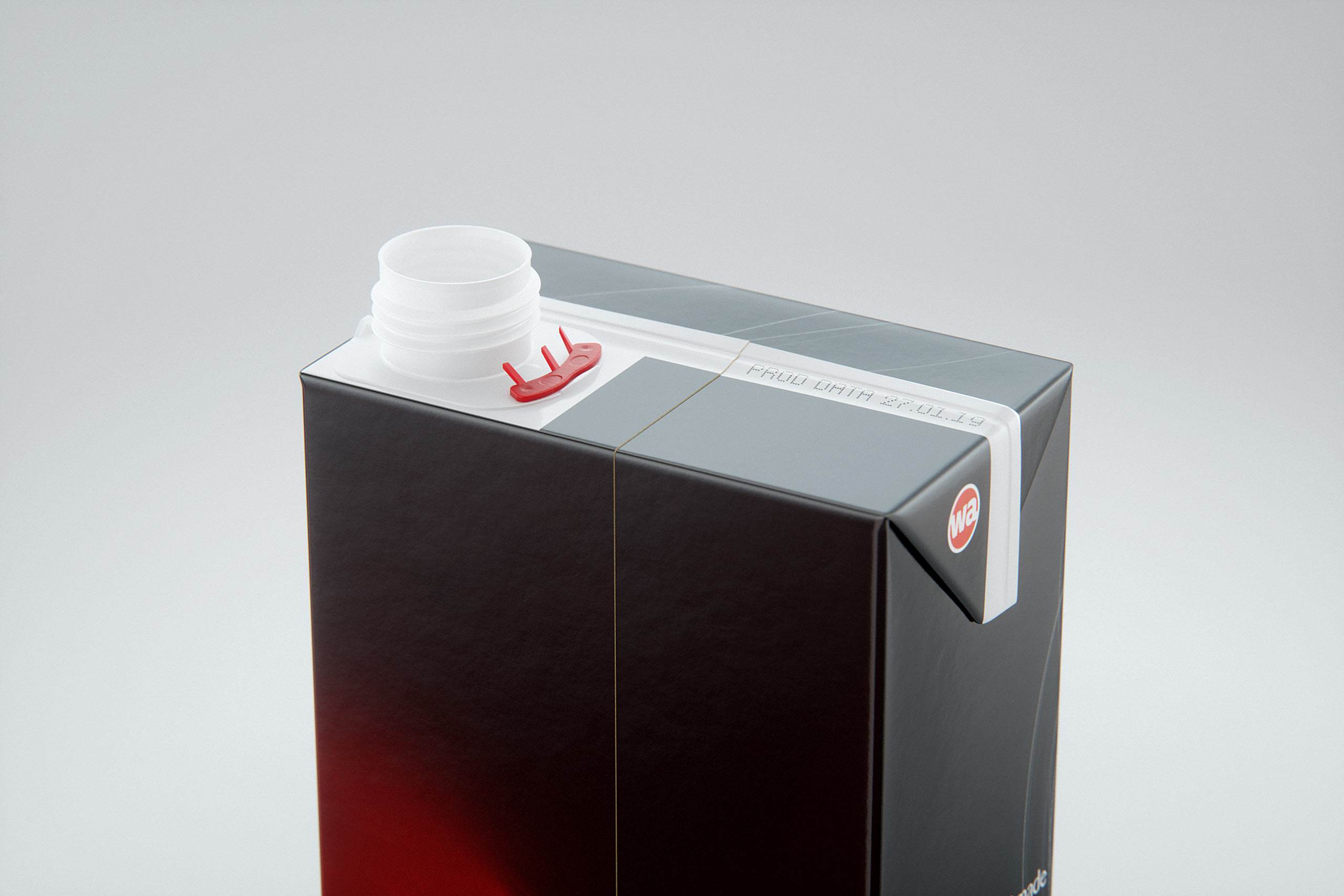 SIG combiBloc Compact 500ml with combiSmart closure packaging 3D model