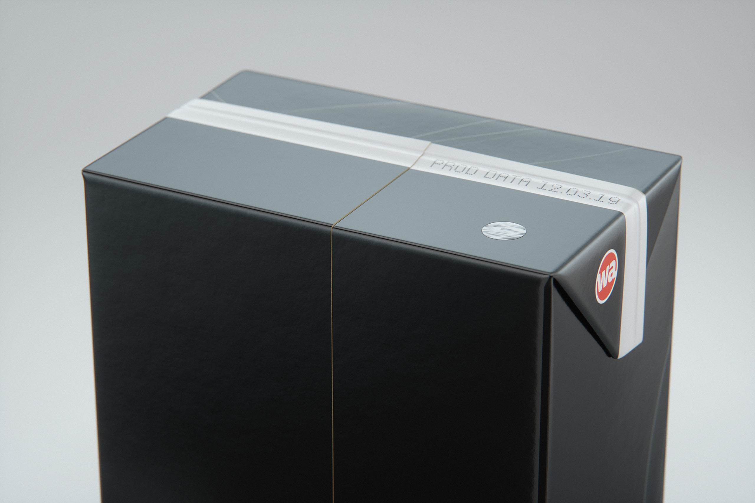 SIG combiBloc Compact 500ml with perforation, straw hole and no opening packaging 3D model