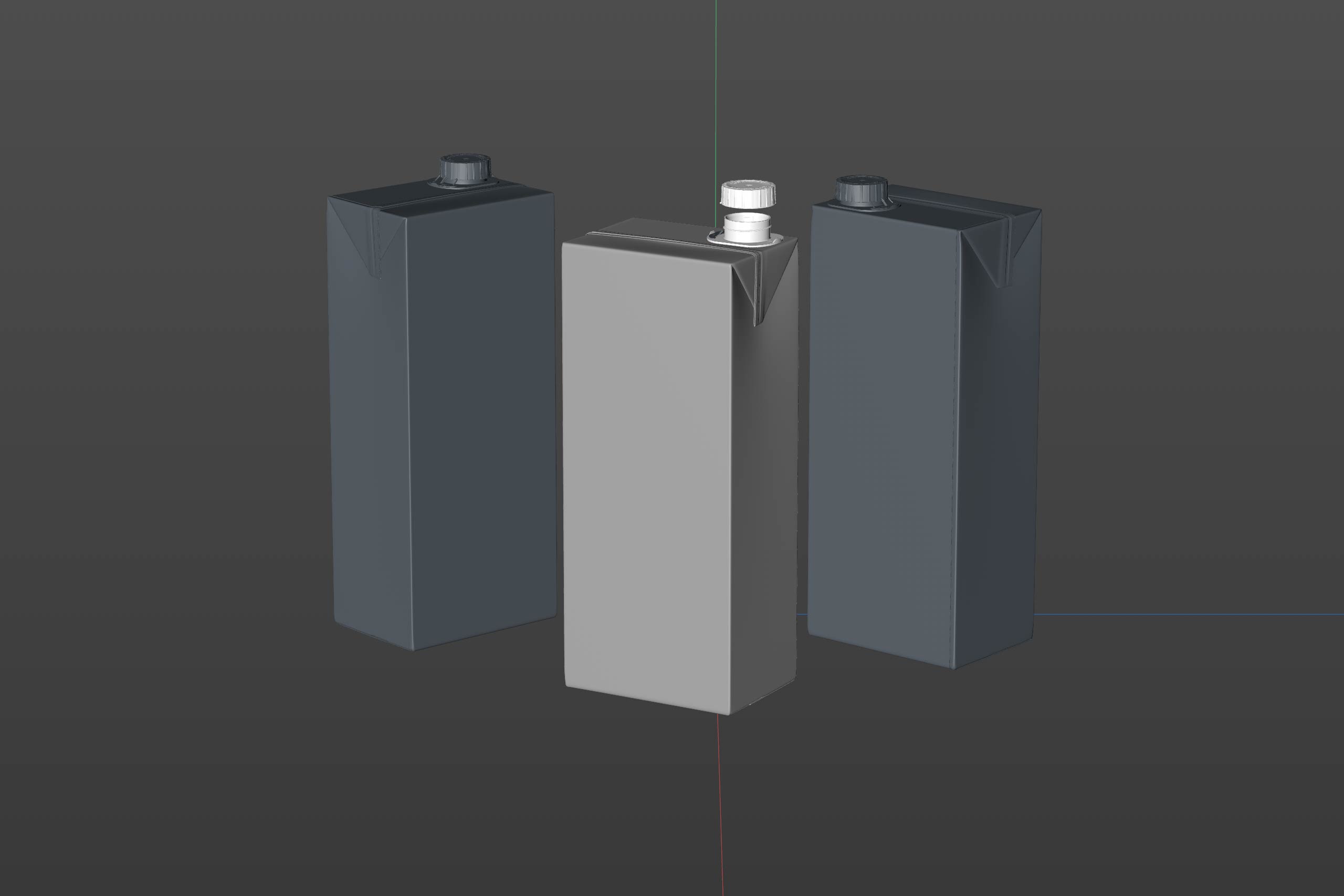 SIG CombiBloc Magnum 1500ml carton packaging 3d model with CombiSwift