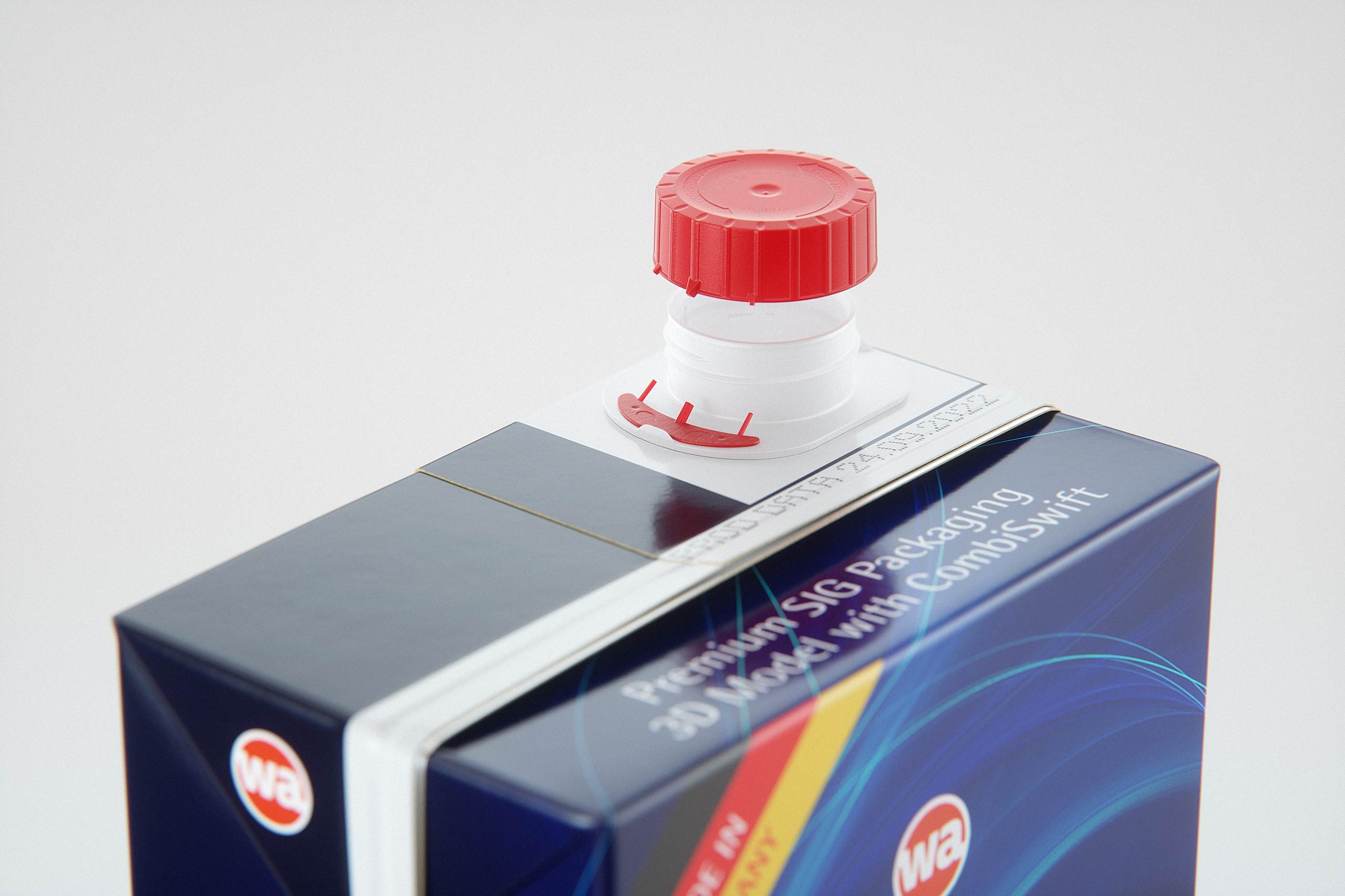 SIG CombiBloc Maxi 1500ml carton packaging 3d model with CombiSwift