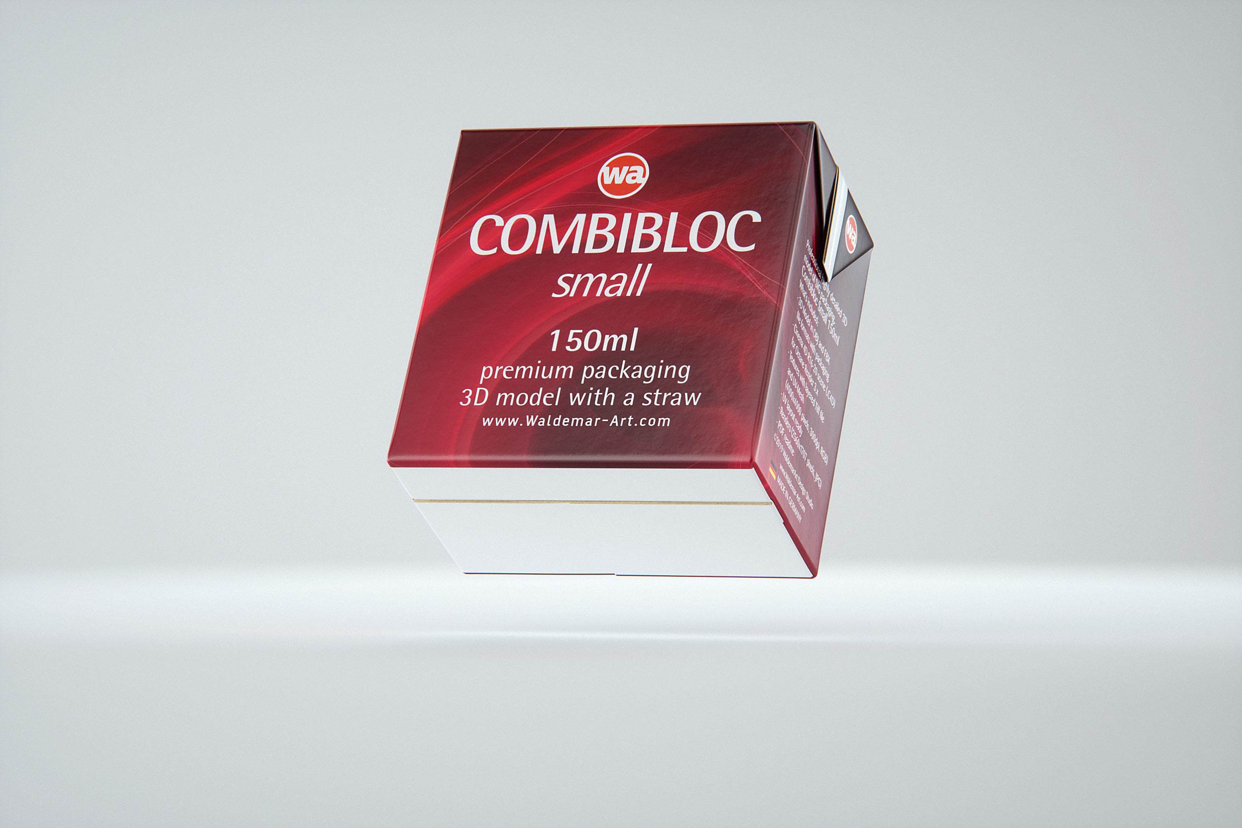 SIG Combibloc small 150 ml carton with perforation and a straw hole ...
